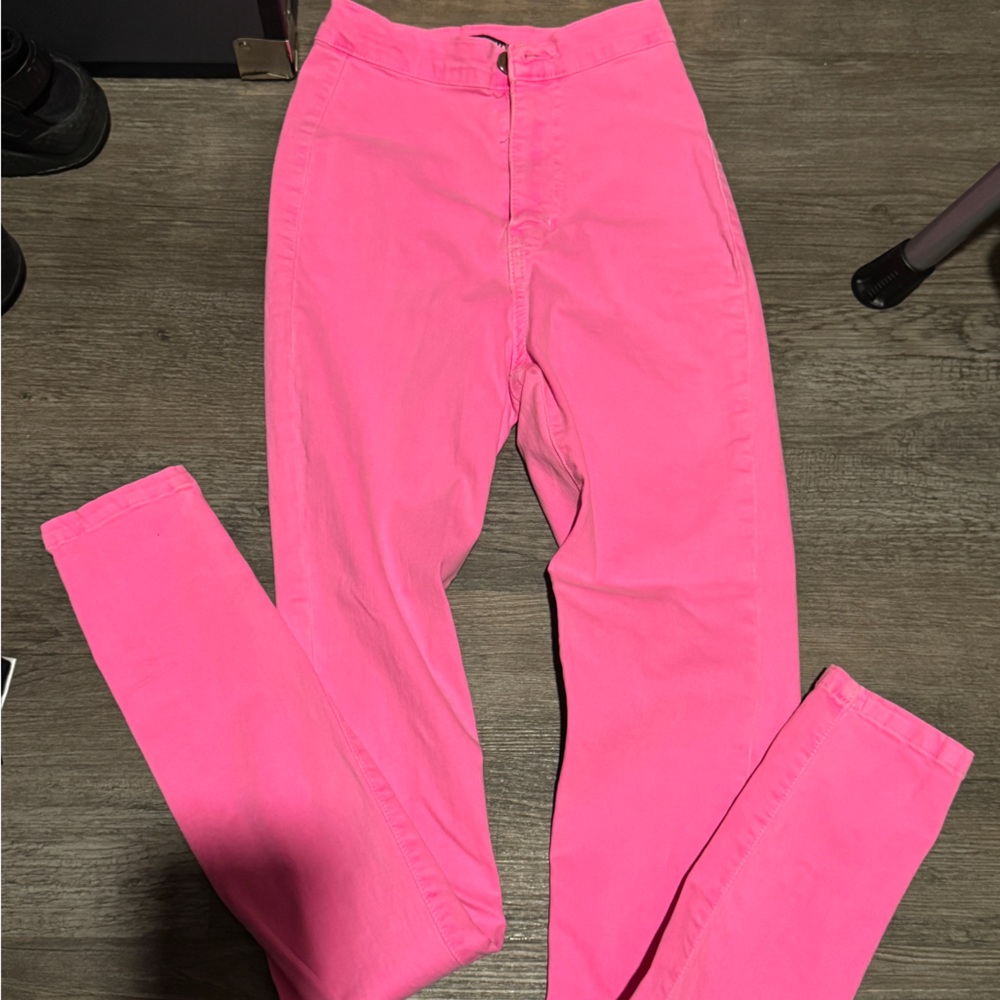 Fashion Nova Pink Skinny Jeans